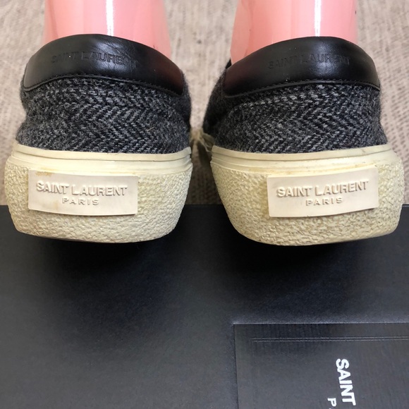 AUTHENTIC SAINT LAURENT  WOOL SNEAKERS, WMNS SZ 9 - Picture 6 of 11
